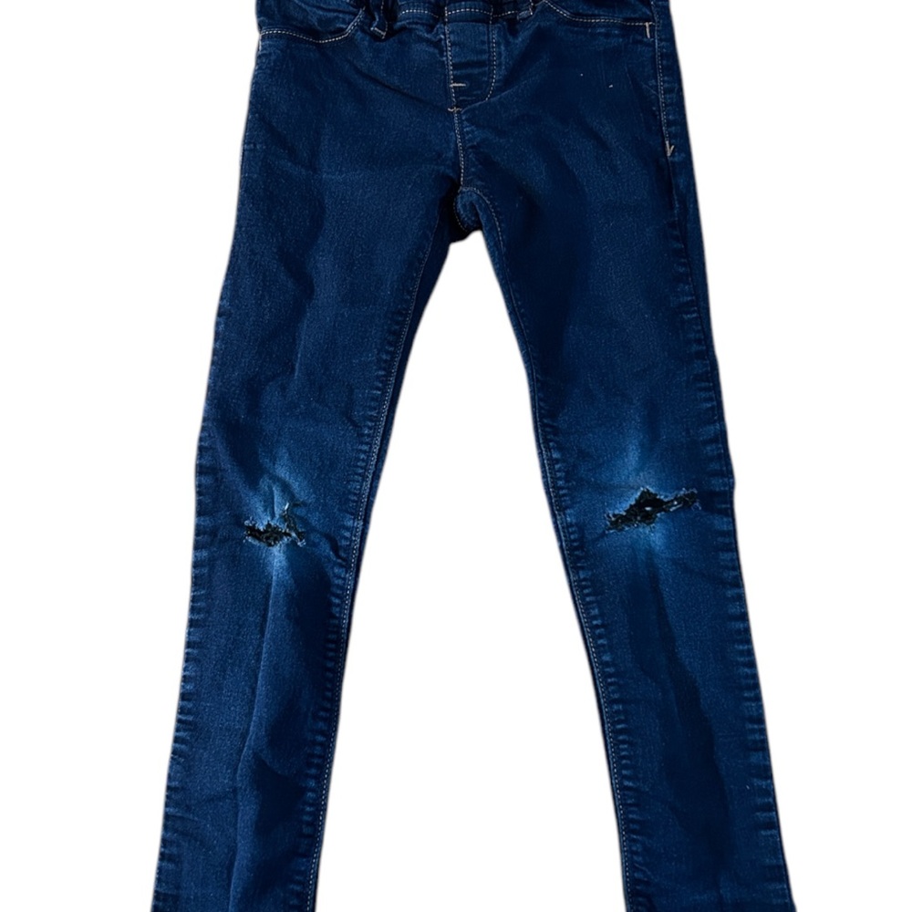 Kids Blue Distressed Jeans